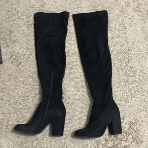 Suede over the knee boots - size 7